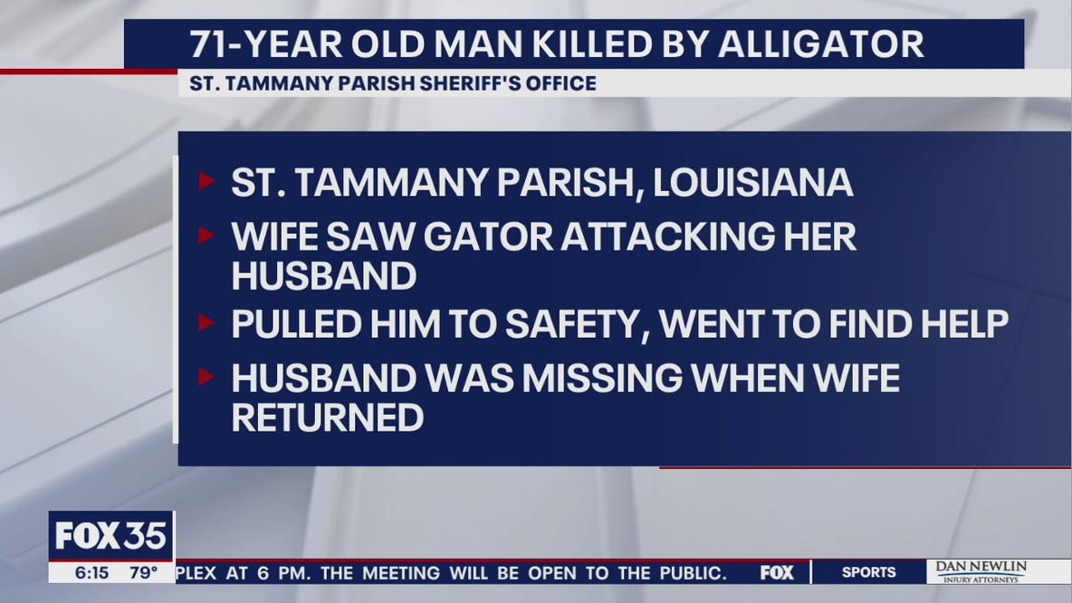 Man attacked by alligator in Louisiana floodwaters after Hurricane Ida